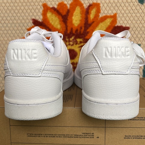Nike Court Vision Low NEXT NATURE ‘Triple White’ Men’s sneakers - athletic shoes - Picture 15 of 16